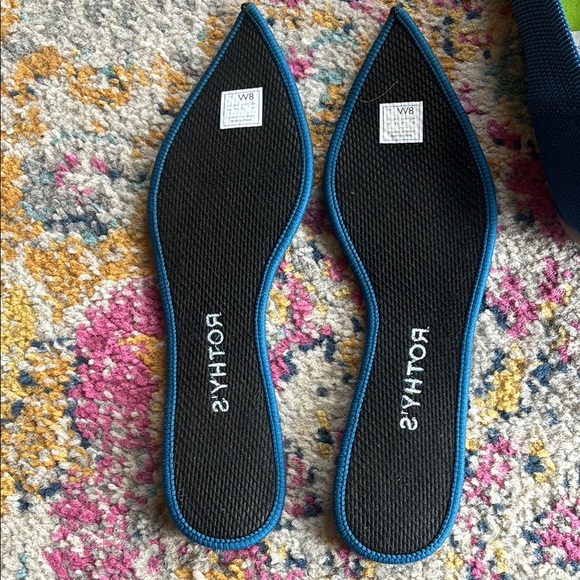 Rothy's Blue Pointed Flats size 8 - Picture 8 of 9